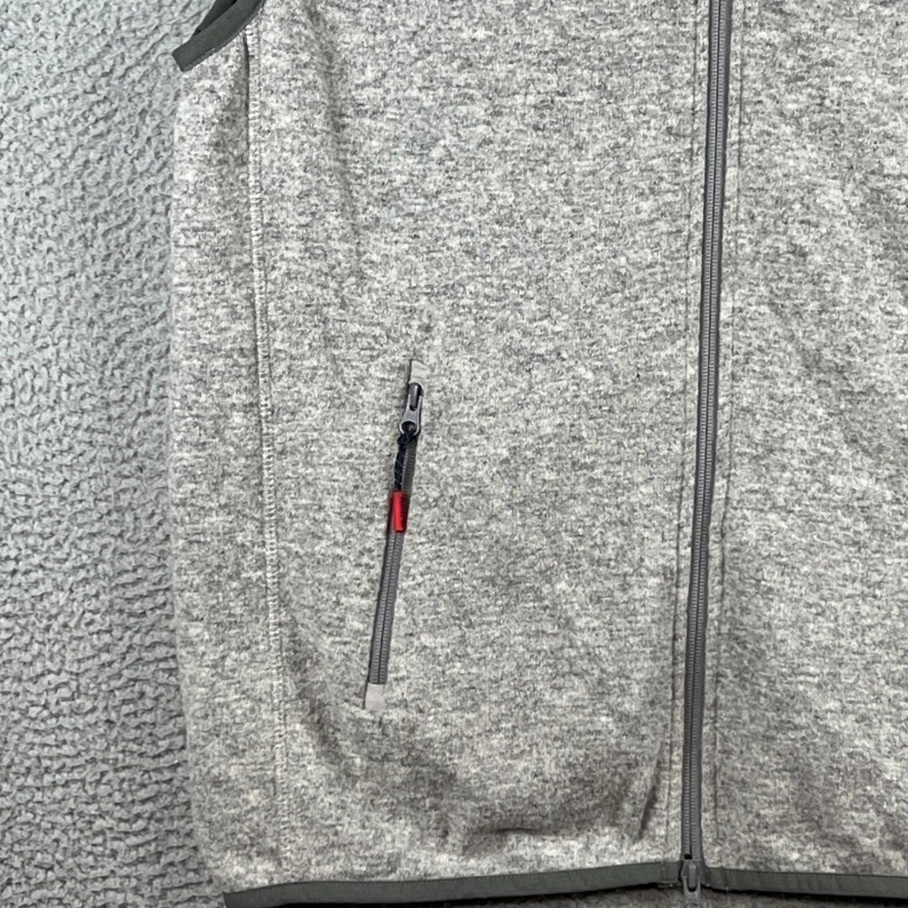 Holebrook Sweden Vest Men's XXL Heather Grey Wool Blend Full Zip Zipped Pockets - Picture 4 of 14